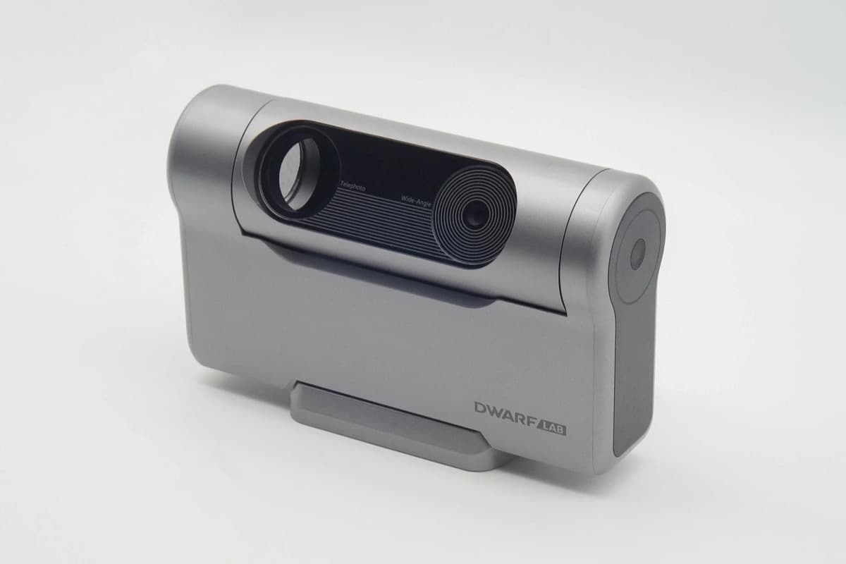 DwarfLab Dwarf 3 smart telescope showing its sleek compact design with dual camera system for astrophotography