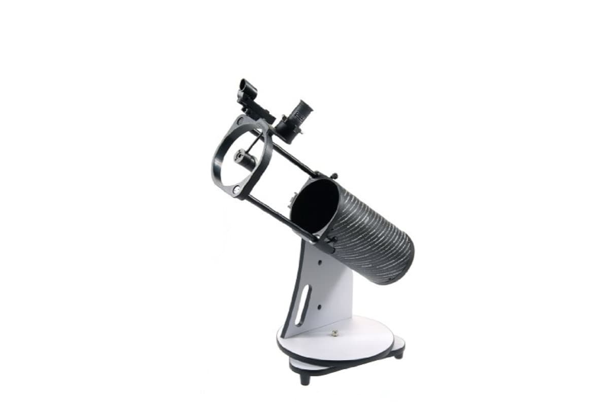 Sky-Watcher Heritage 130P tabletop Dobsonian telescope with collapsible FlexTube design and compact mount - revolutionary portable telescope